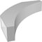 Ekena Millwork 6-in. W x 28-in. D x 32-in. H Thorton Architectural Grade PVC Knee Brace BRCP06X28X32THR - alternate 5